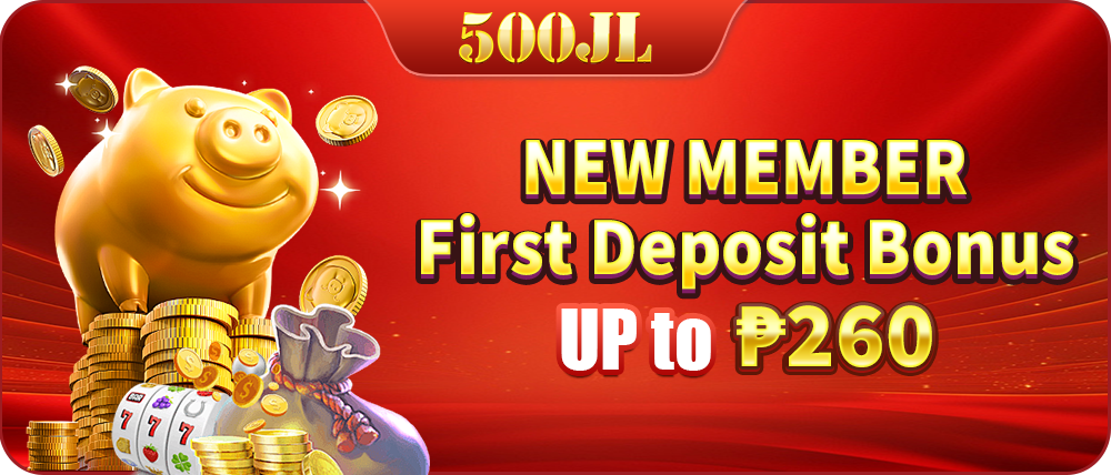 New member deposit bonus ₱260