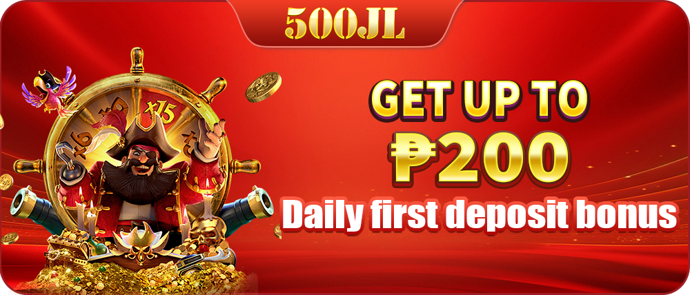Daily first deposit bonus ₱200