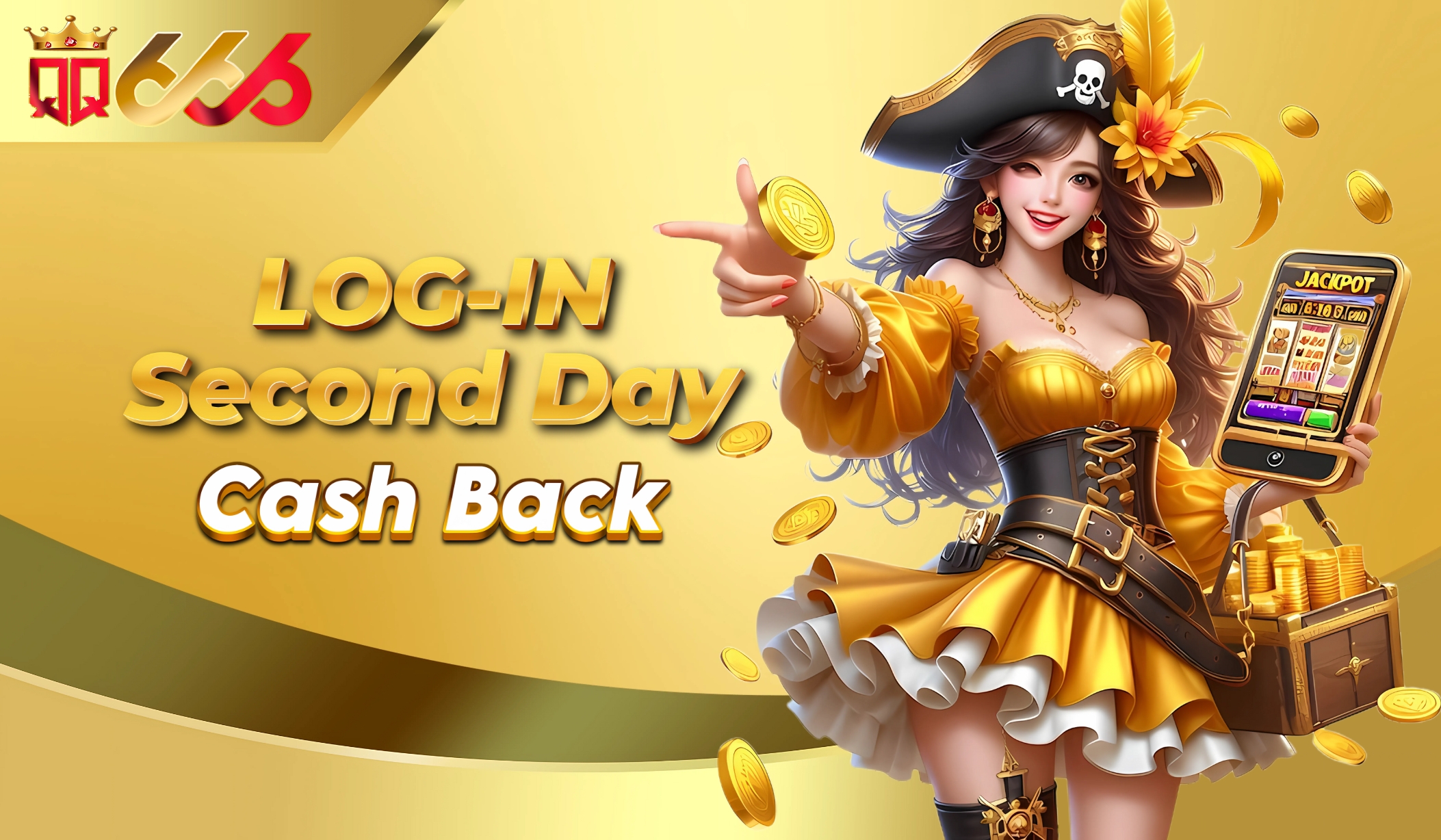 Log-in Second Day Cashback